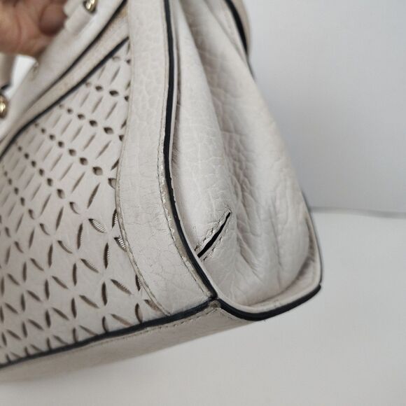 FLAWS Kate Spade Looloo Perri Lane Bubbles Crossbody Taupe Leather Bag - Picture 6 of 16